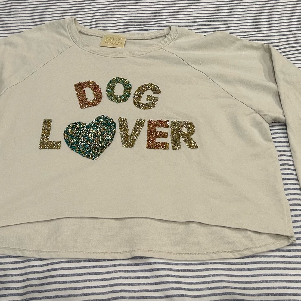 Dog Lover Glitter Sweatshirt